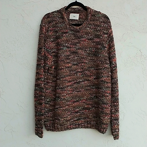 FOLK Multicolor Long Knit Sweater Size 6 (US: XXL)